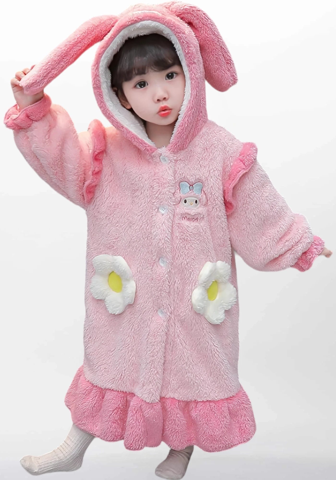 Robe de chambre zippée fille hotsell
