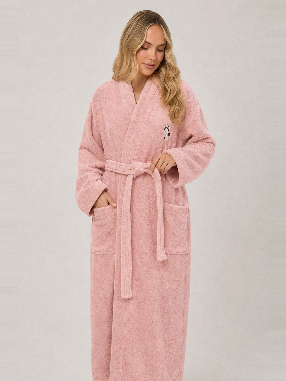 Robe de chambre cadeau maman – ceinture et poches