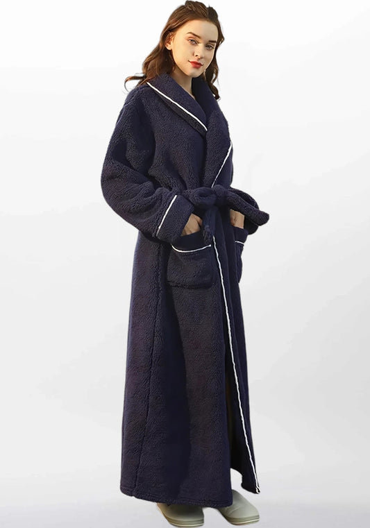 Robe de chambre chaude femme grande taille