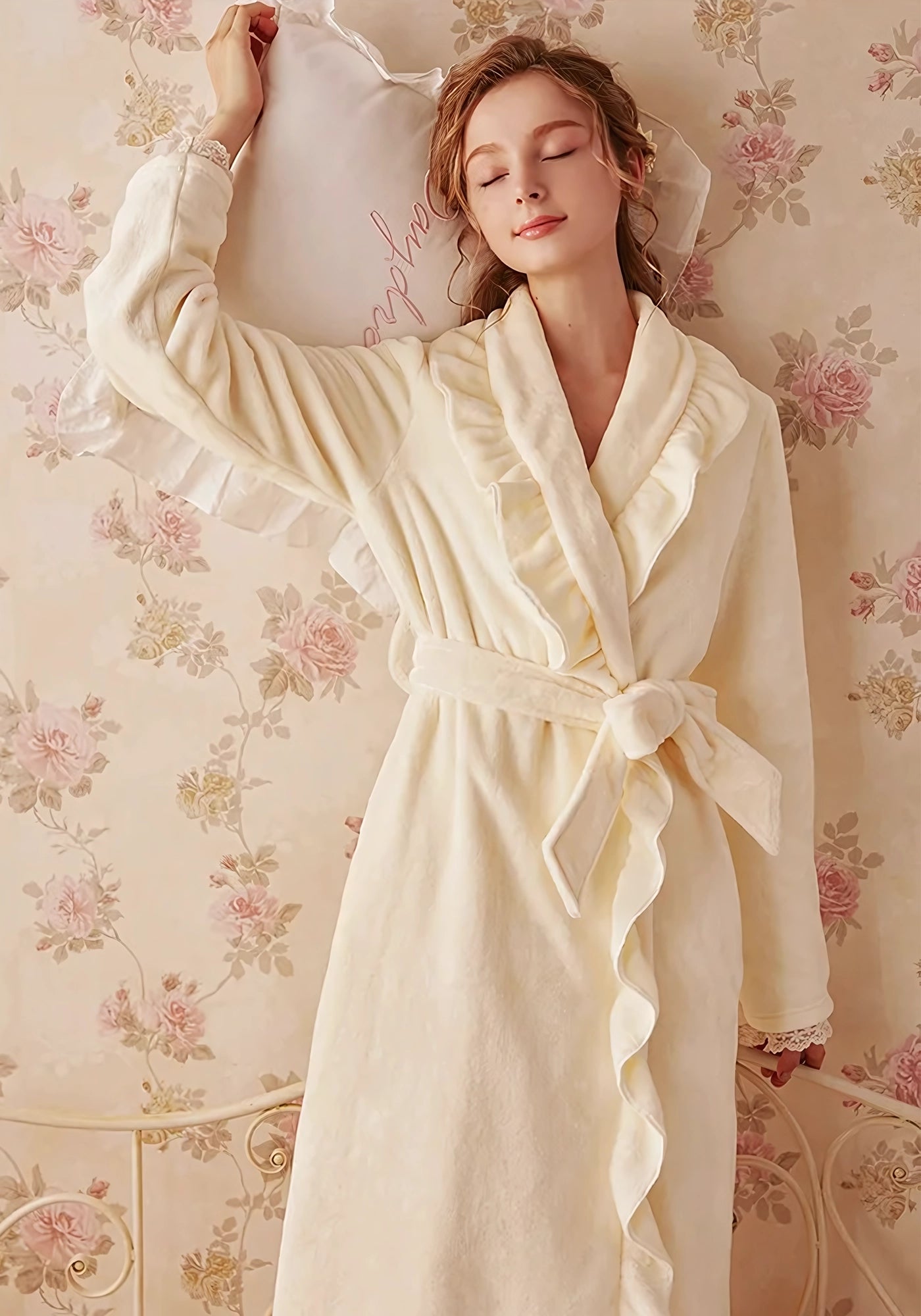 Robe de chambre chaude pour femme