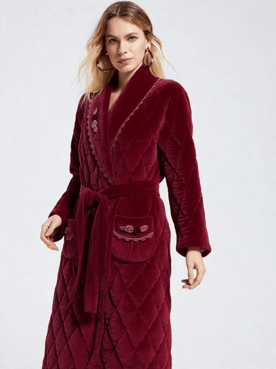 Robe de chambre chic et chaude - Ma robe de chambre