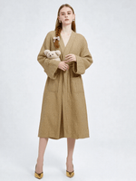 Robe de chambre coton femme grande taille - Vignette | Ma robe de chambre