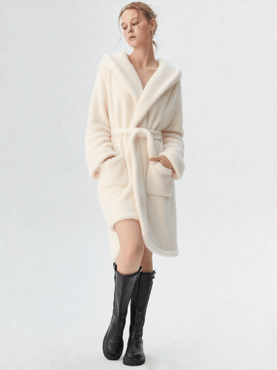 Robe de chambre courte femme polaire - Ma robe de chambre