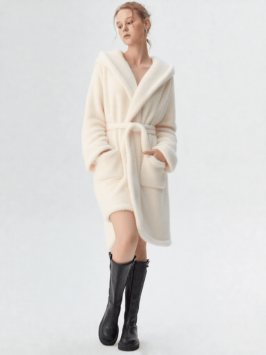 Robe de chambre courte femme polaire - Ma robe de chambre