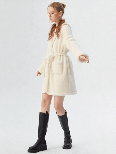 Robe de chambre courte femme polaire - Ma robe de chambre