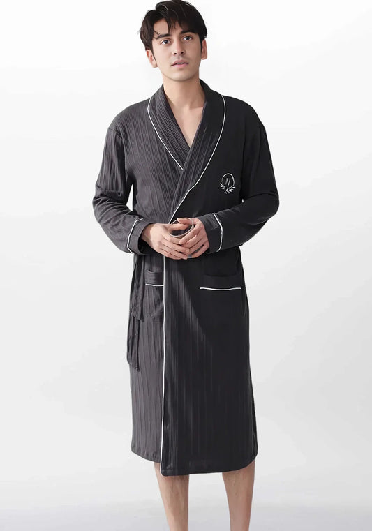 Robe de chambre courte homme chaude