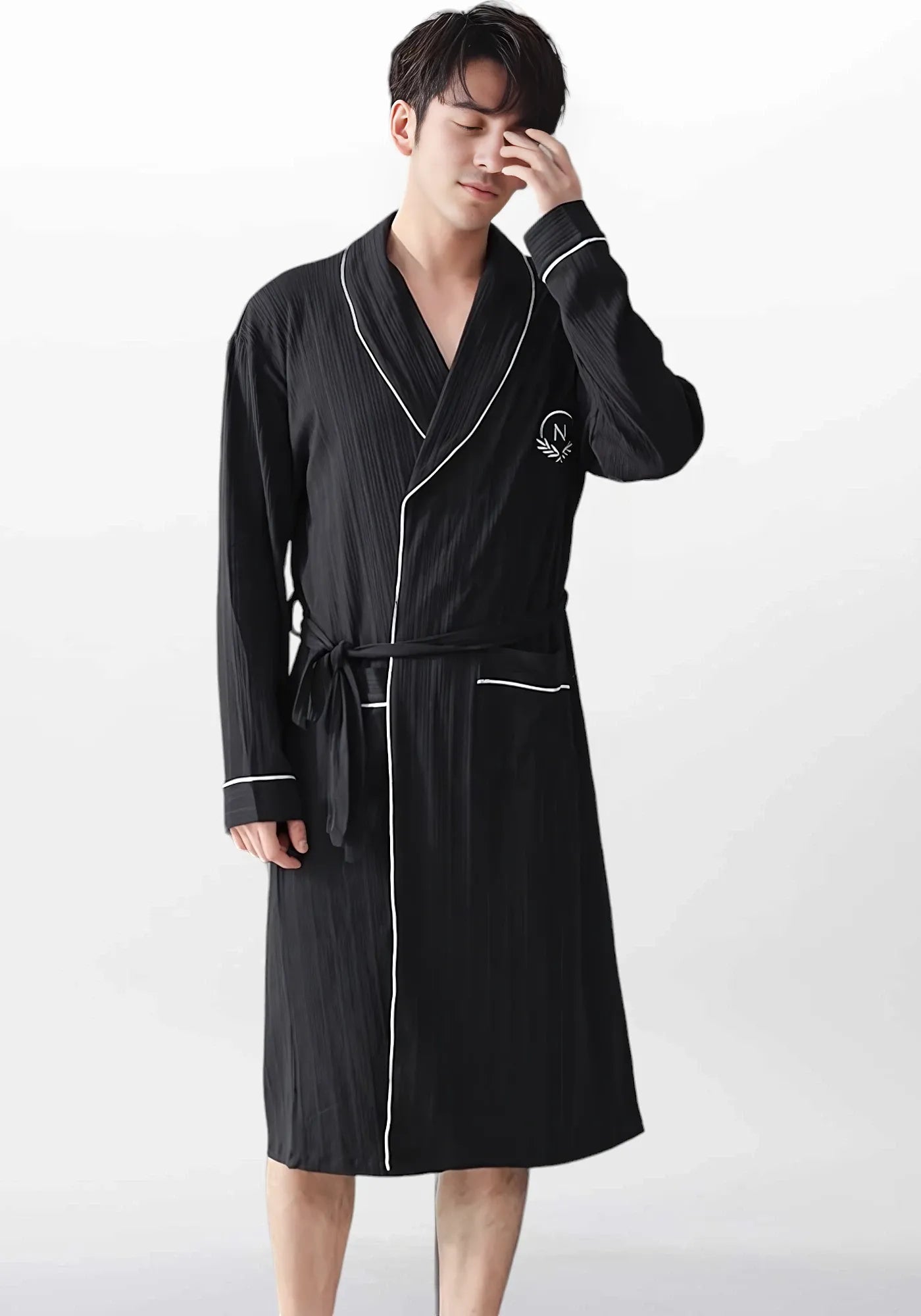 Robe de chambre courte homme chaude