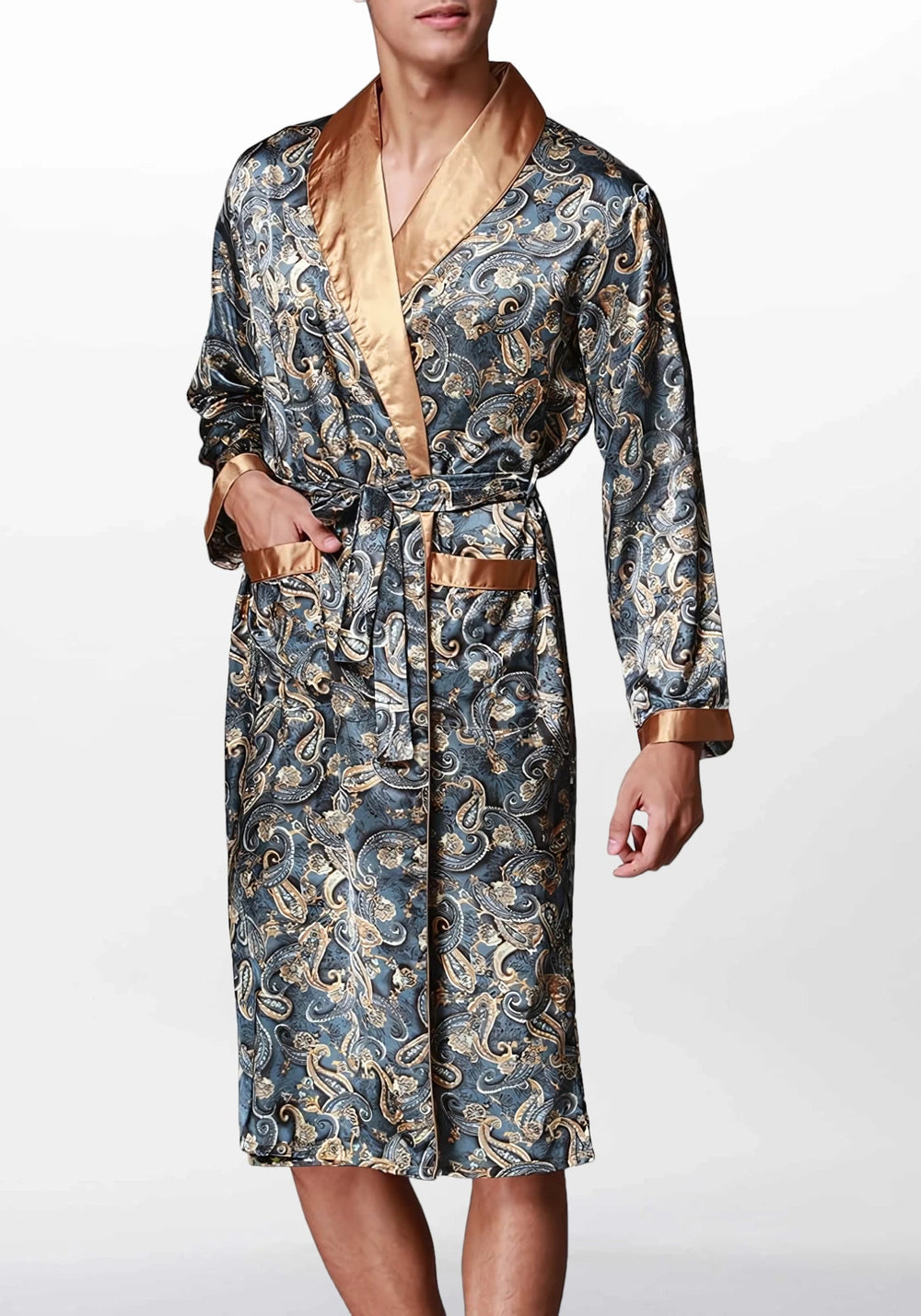 Robe de chambre courte homme luxe - Ma robe de chambre