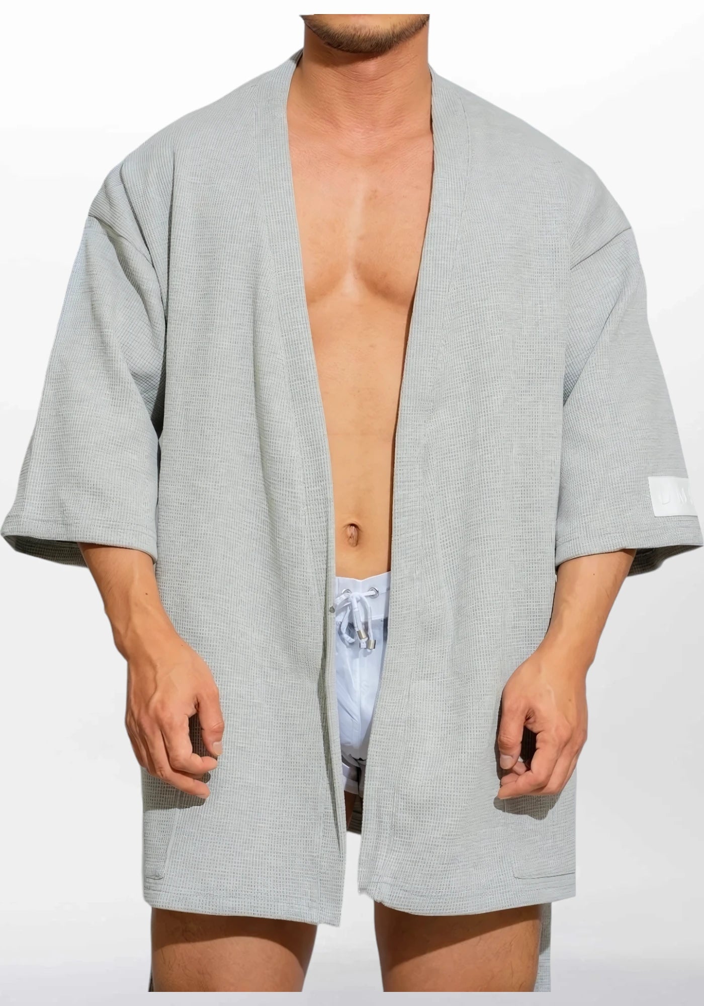 Robe de chambre courte homme polaire