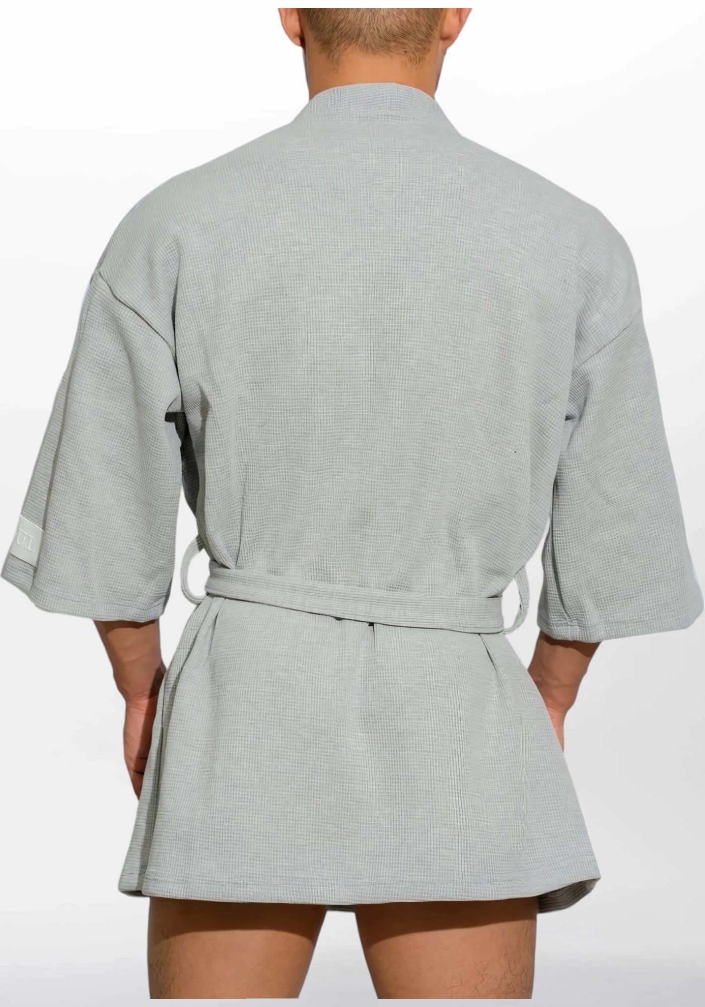 Robe de chambre courte homme polaire