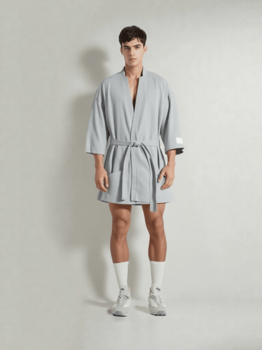 Robe de chambre courte homme polaire - Ma robe de chambre