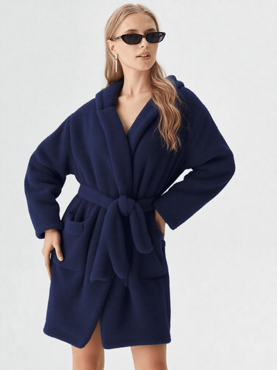 Robe de chambre courte polaire femme - Ma robe de chambre
