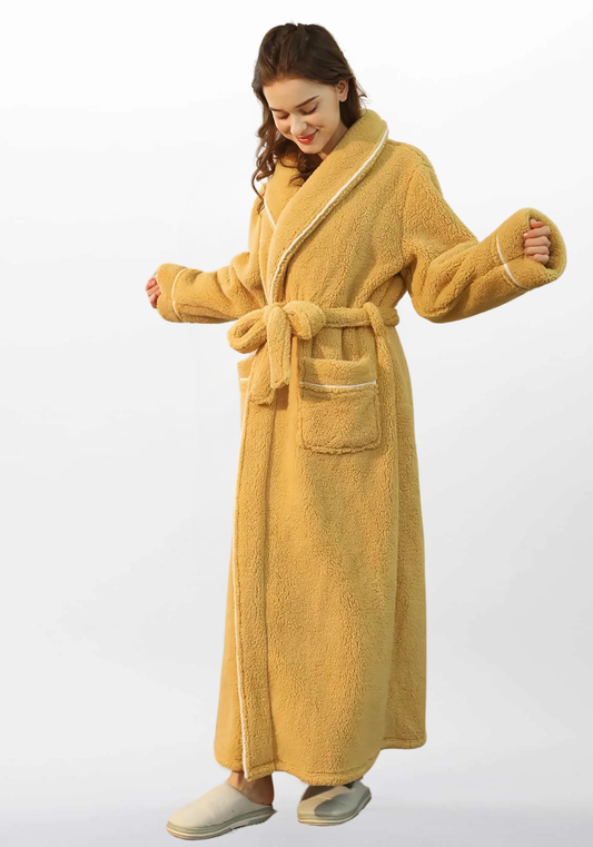 Robe de chambre d'hiver pour femme