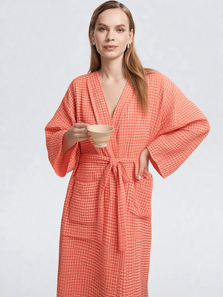 Robe de chambre d'été femme grande taille - Ma robe de chambre