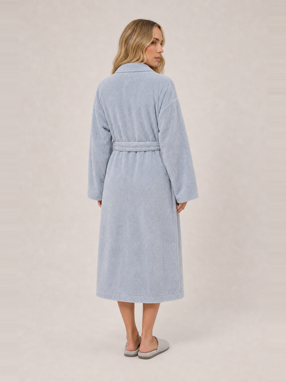 Robe de chambre douce – vue de dos