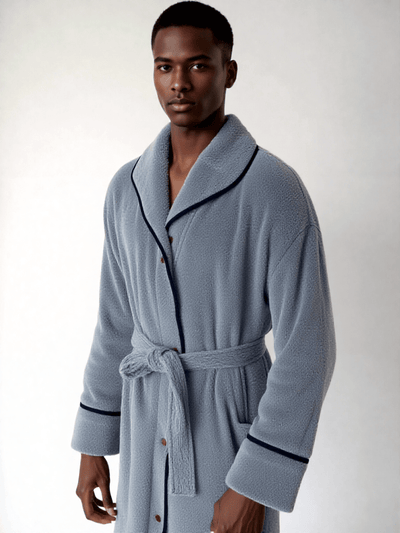 Robe de chambre en courtelle pour homme - Ma robe de chambre