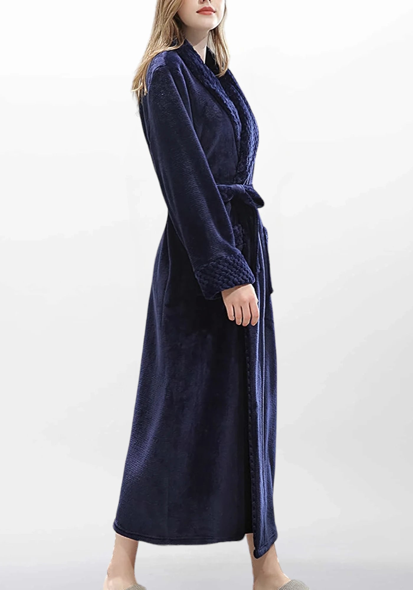 Robe de chambre en polaire pour femme