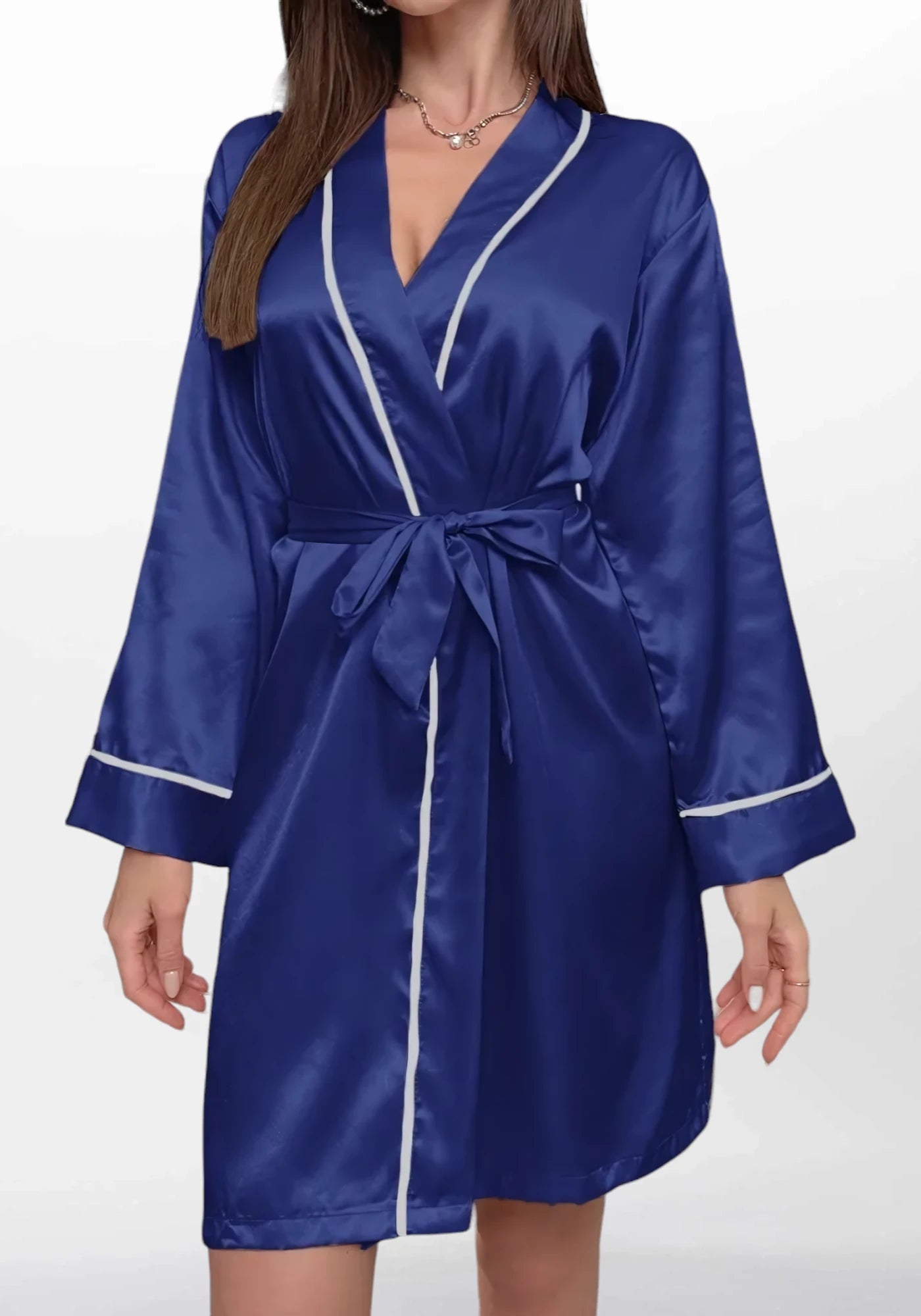 Robe de chambre en satin