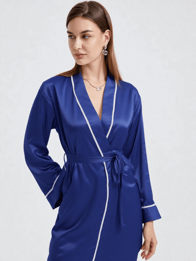 Robe de chambre en satin - Ma robe de chambre
