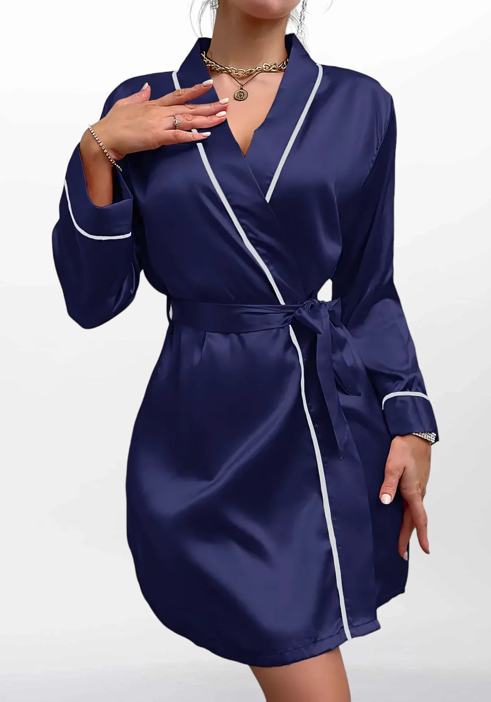 Robe de chambre en satin - Ma robe de chambre