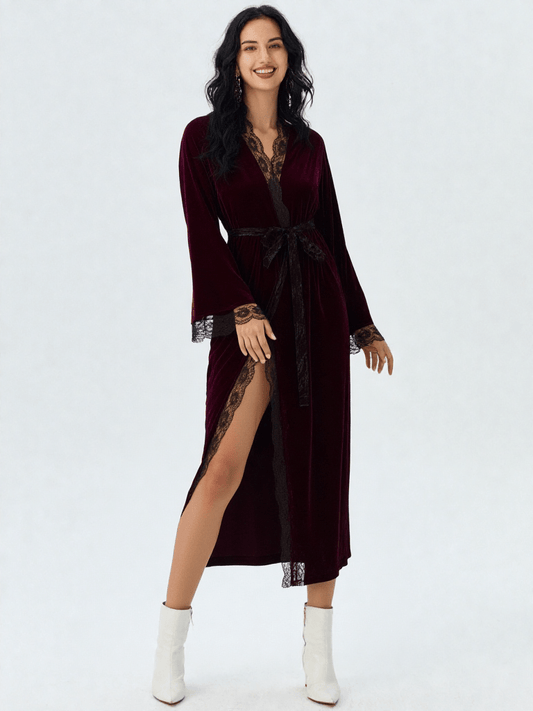 Robe de chambre en velours femme - Ma robe de chambre