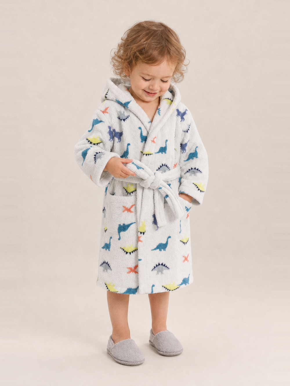 Robe de chambre enfant 2 ans – ceinture et poches