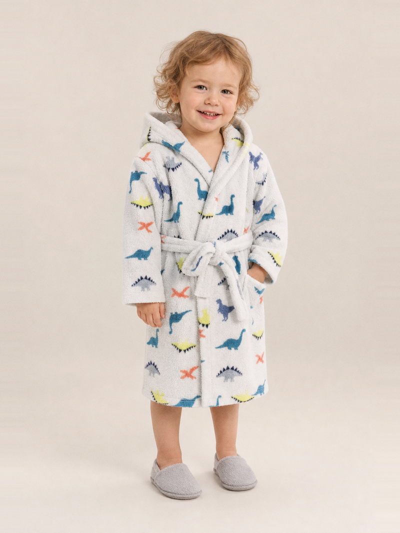 Robe de chambre enfant 2 ans – portée de face