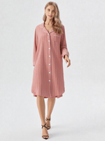 Robe de chambre femme a bouton - Vignette | Ma robe de chambre