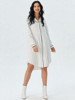 Robe de chambre femme avec boutons - Vignette | Ma robe de chambre