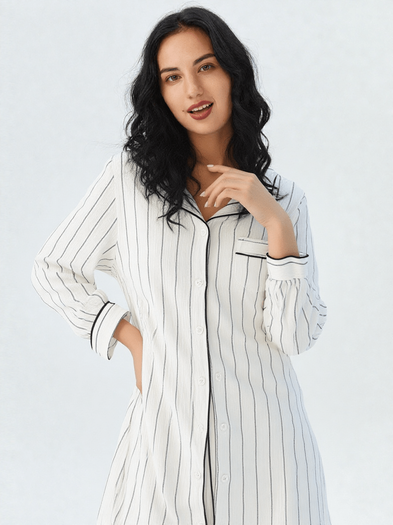 Robe de chambre femme avec boutons - Ma robe de chambre