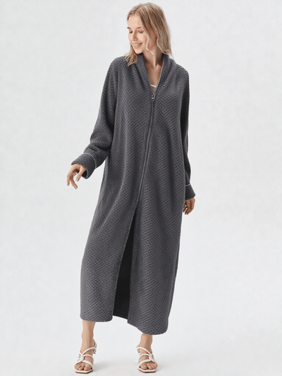 Robe de chambre femme avec fermeture éclair - Ma robe de chambre
