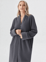 Robe de chambre femme avec fermeture éclair - Vignette | Ma robe de chambre