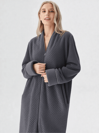 Robe de chambre femme avec fermeture éclair - Ma robe de chambre