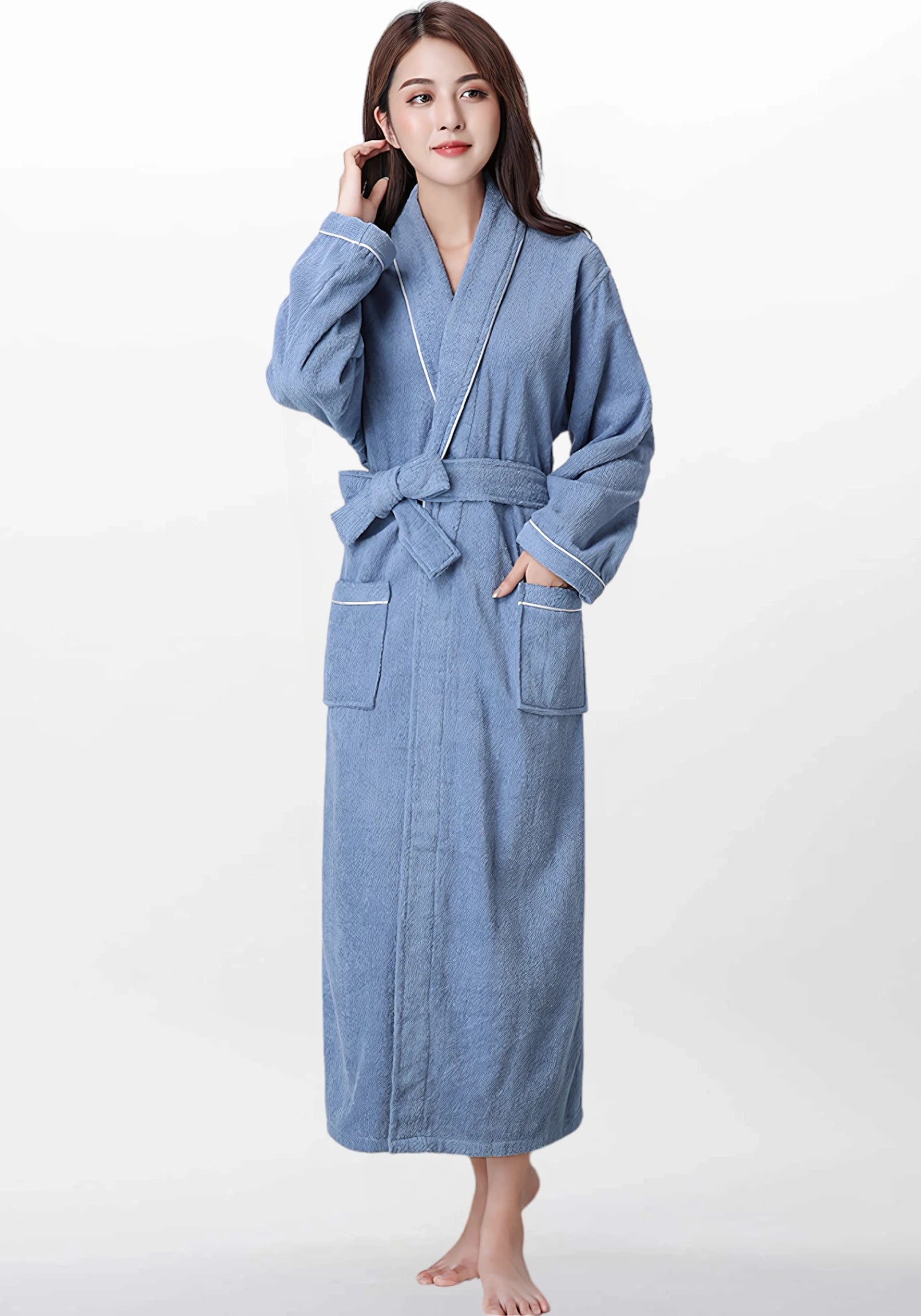 Robe de chambre femme chaude courtelle