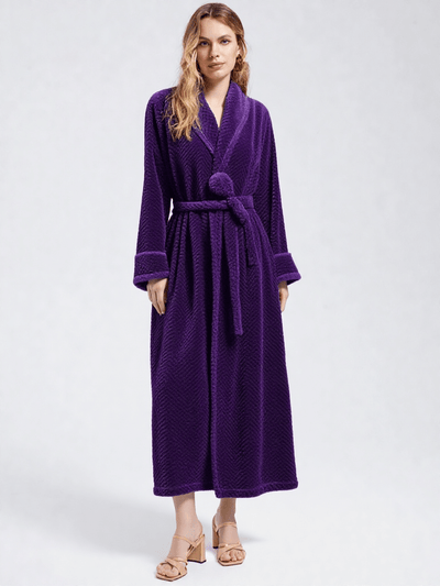 Robe de chambre femme en pilou - Ma robe de chambre