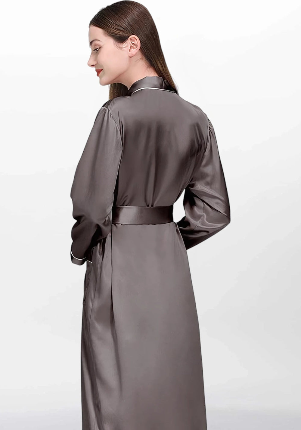 Robe de chambre femme en soie longue - Ma robe de chambre
