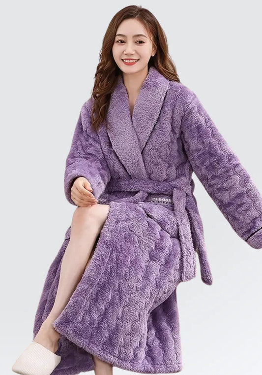 Robe de chambre femme hiver luxe
