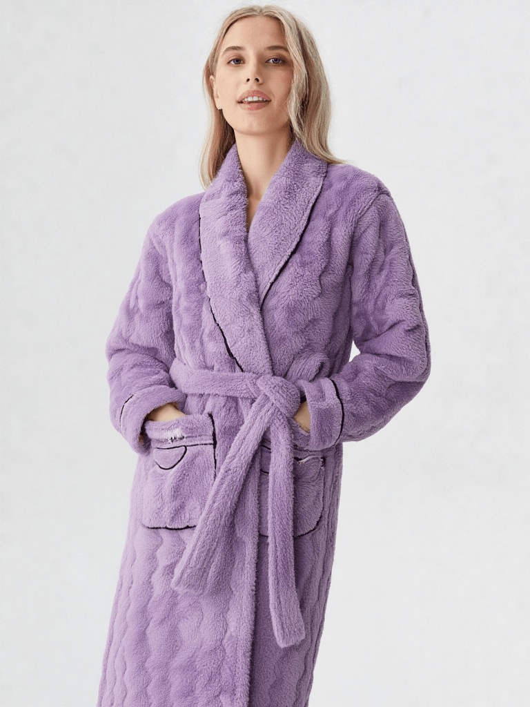 Comfy Luxe Robe Robe de chambre femme hiver luxe | Confort enveloppant