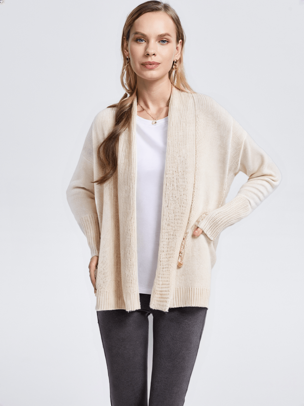 Robe de chambre femme laine mérinos Confort raffiné au quotidien