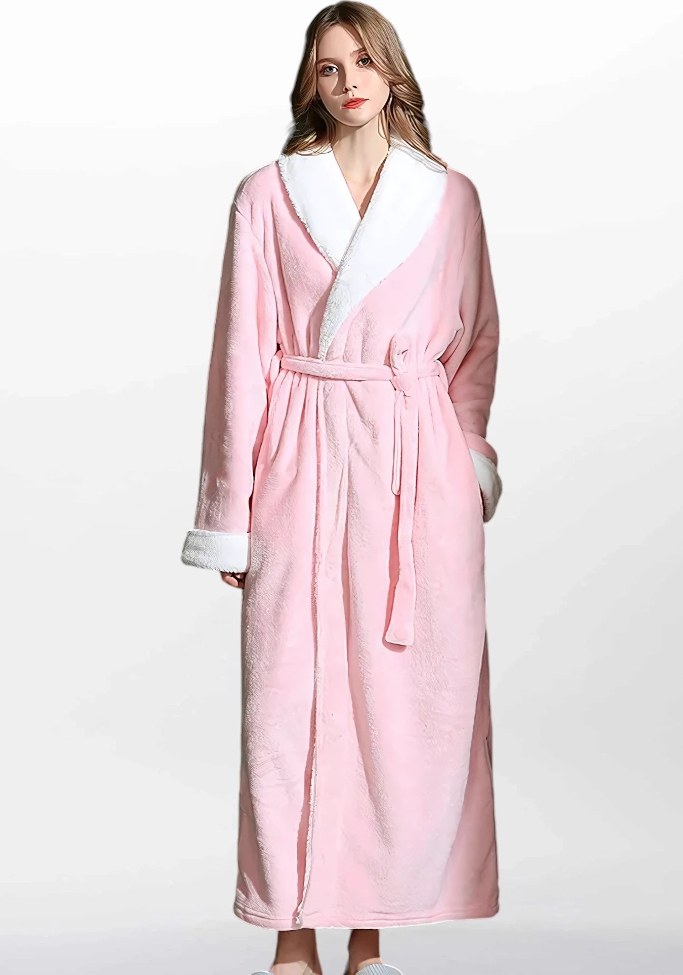 Robe de chambre femme longue polaire