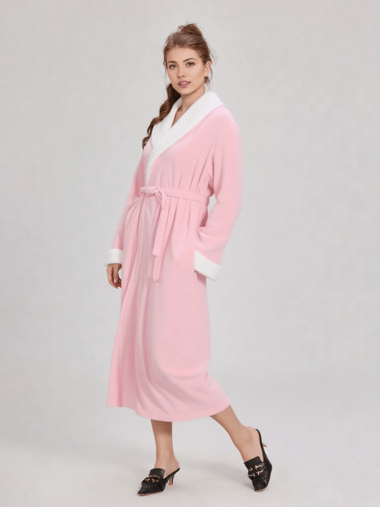 Robe de chambre femme longue polaire - Ma robe de chambre