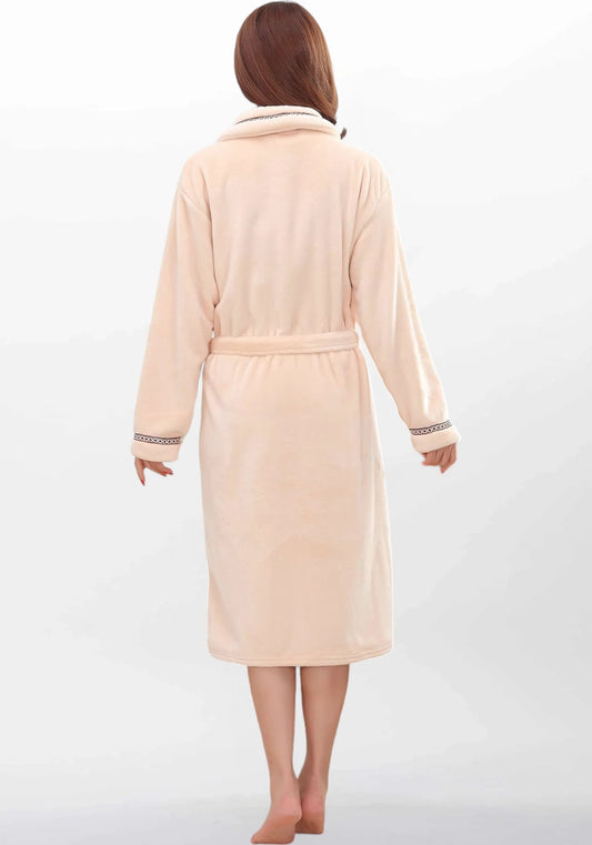 Robe de chambre femme mi longue