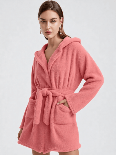 Robe de chambre femme polaire courte - Ma robe de chambre