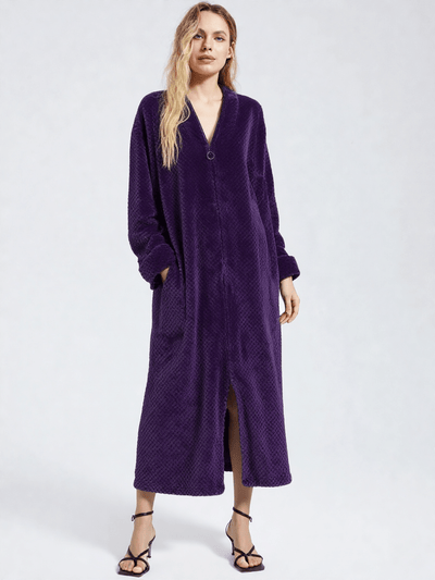 Robe de chambre femme polaire grande taille - Ma robe de chambre