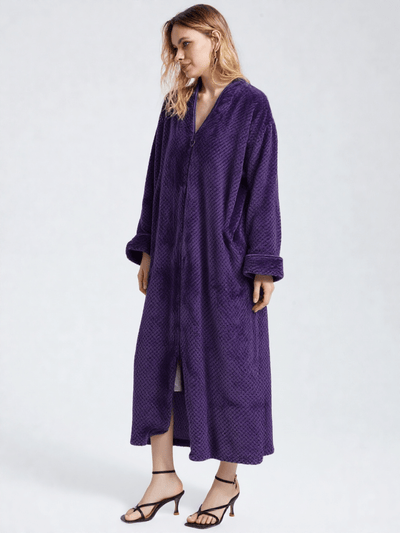 Robe de chambre femme polaire grande taille - Ma robe de chambre