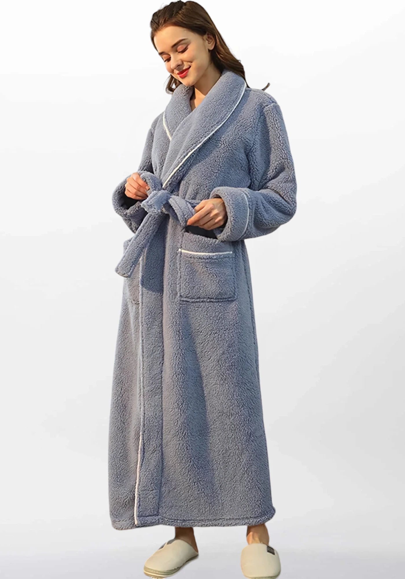 Robe de chambre femme taille plus sale