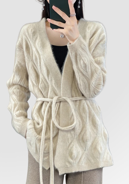Robe de chambre femme pure laine