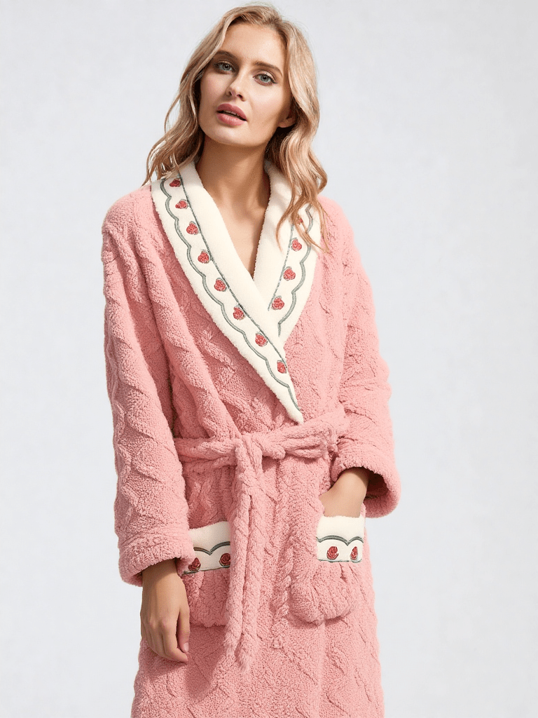 Robe de chambre femme très chaude - Ma robe de chambre