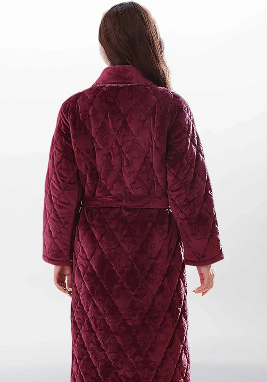 Robe de chambre femme velours