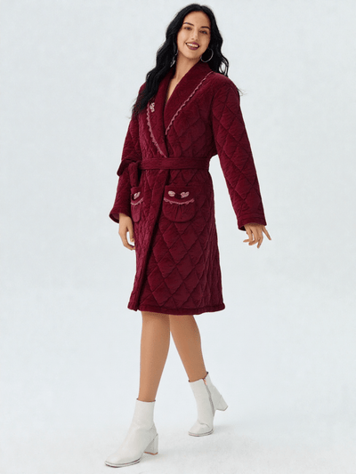 Robe de chambre femme velours - Ma robe de chambre